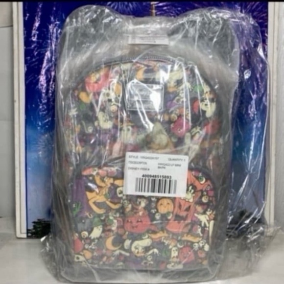 Loungefly Handbags - Disney parks Halloween Mickey Mouse ears Loungefly mini backpack NWT